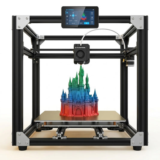 Adventurer 5M 3D Printer, Fully Auto Leveling & 600Mm/S High Speed Printing, Black — Studio Shot
