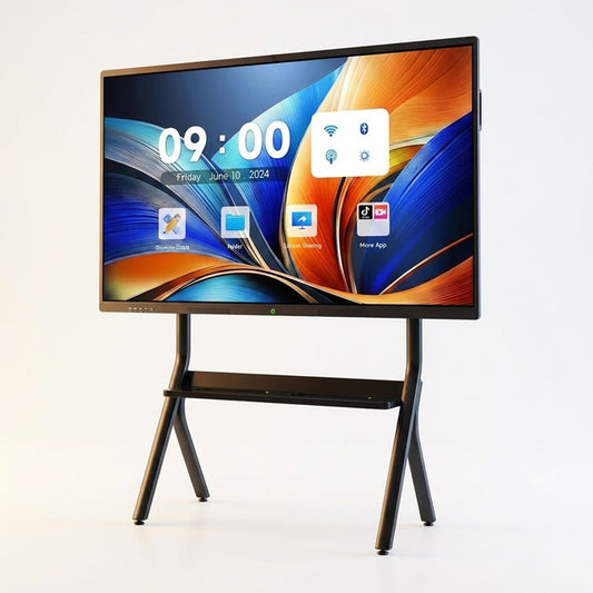 65'' Smart Board,Electronic Interactive White Board with 4K Touchscreen Display Built in UHD Camera Open App Ecosystem Digital Whiteboard for Business Office Classroom Home (65'') — Studio Shot