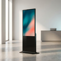 65Inch Floor Standing Kiosk Digital Signage and Display Wifi Lcd Touch Screen Totem Kiosks Indoor Advertising Playing Equipment — Studio Shot