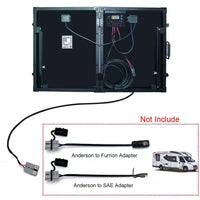 100-Watt Portable Briefcase Offgrid Solar Panel Kit with Proteusx 20-Amp Charge Controller