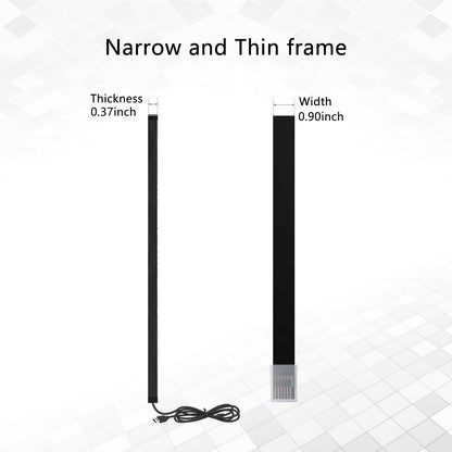 55 Inch 10 Points IR Touch Frame Infrared Touch Screen without Glass USB Interface Free-Drive for Touch Monitor, Interactive White Board, Digital Kiosks and Interactive Displays
