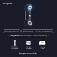 Metrox & Metrox Pro: Blue Laser Line and Full-Field Structured Light 3D Scanner — Results & Stats