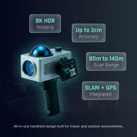 Handheld 3D Lidar Scanner Built for Precision Mapping, SLAM Technology, GPS Capable, Ultra-High Resolution — Results & Stats