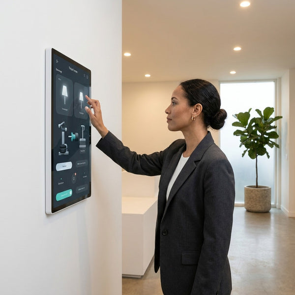 Digital Signage Display Built for Commercial Use, Capacitive Touch Screen, Full HD Resolution, Wall Mount