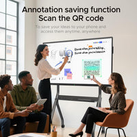 65'' Smart Board,Electronic Interactive White Board with 4K Touchscreen Display Built in UHD Camera Open App Ecosystem Digital Whiteboard for Business Office Classroom Home (65'')