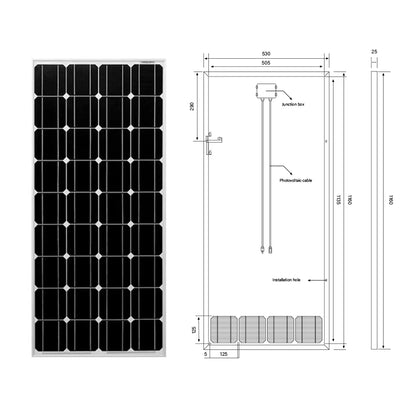 12V Flexible Solar Panel Kit 240W 360W 480W 600W 720W Charge Controller Cable for Battery RV Trailer Boat Cabin Caravan Truck