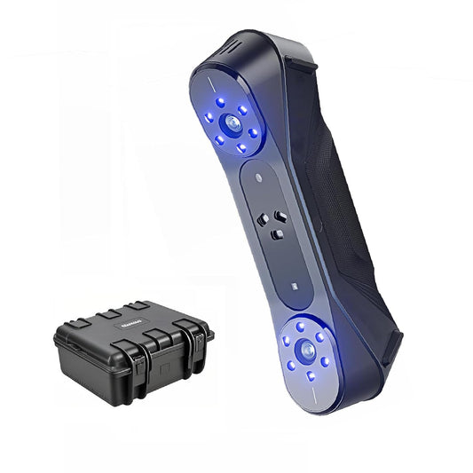 Creality 3D Scanner Raptor Pro for 3D Printing, Handheld 3D Scanner 0.02Mm Accuracy, 22+7 Blue Laser & NIR, 60Fps High-Speed & 5MM to 4M Objects, 24-Bit Full-Color Scanning for Windows Macos