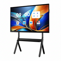 Interactive Whiteboard Built for Modern Presentations, 65 Inch 4K Touchscreen, Built-in Camera, Multi-Touch