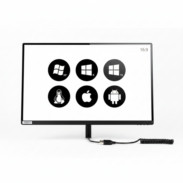 55 Inch 10 Points IR Touch Frame Infrared Touch Screen without Glass USB Interface Free-Drive for Touch Monitor, Interactive White Board, Digital Kiosks and Interactive Displays