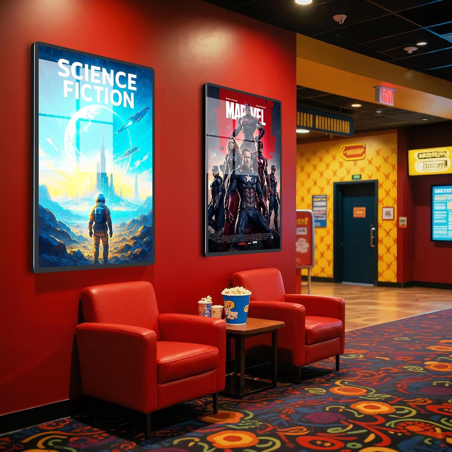LED Light Box Frame | 16X24 Cinema Light Box for Posters & Wall Art | Lighted Digital Signage Display & Advertising Sign