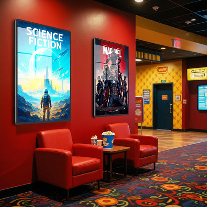 LED Light Box Frame | 16X24 Cinema Light Box for Posters & Wall Art | Lighted Digital Signage Display & Advertising Sign